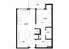 Preserve at Shady Oak_1 Bedroom Floor Plan