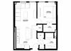 Preserve at Shady Oak_1 Bedroom Floor Plan