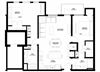 Preserve at Shady Oak_2 Bedroom Floor Plan