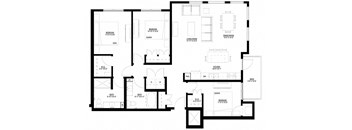 Preserve at Shady Oak_3 Bedroom Floor Plan