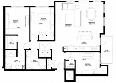 Preserve at Shady Oak_3 Bedroom Floor Plan