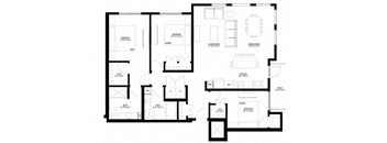 Preserve at Shady Oak_3 Bedroom Floor Plan