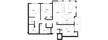Preserve at Shady Oak_3 Bedroom Floor Plan