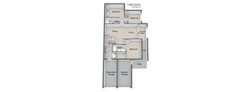 Quail Chase_3 Bedroom Floor Plan