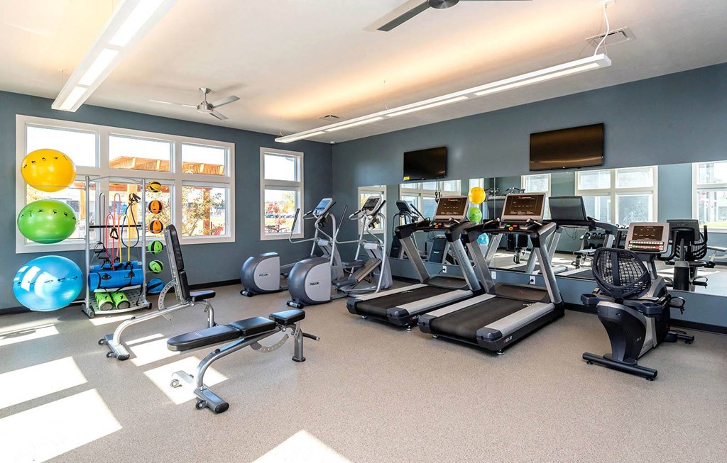 Fitness center at RiverEast, Council Bluffs Iowa