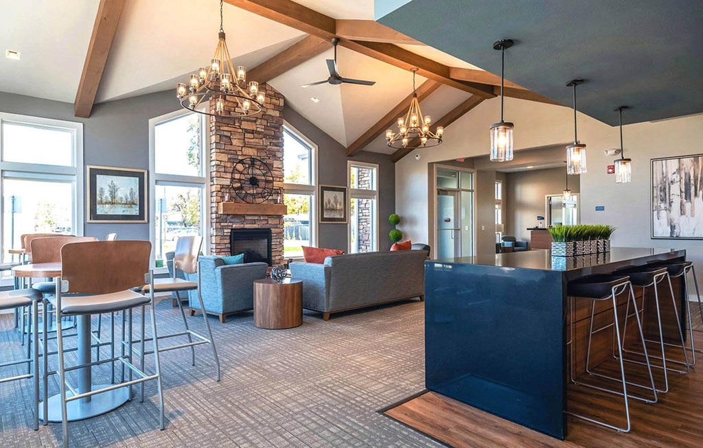 River East_Community Room at RiverEast, Iowa