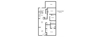3 Bedroom Floor Plan