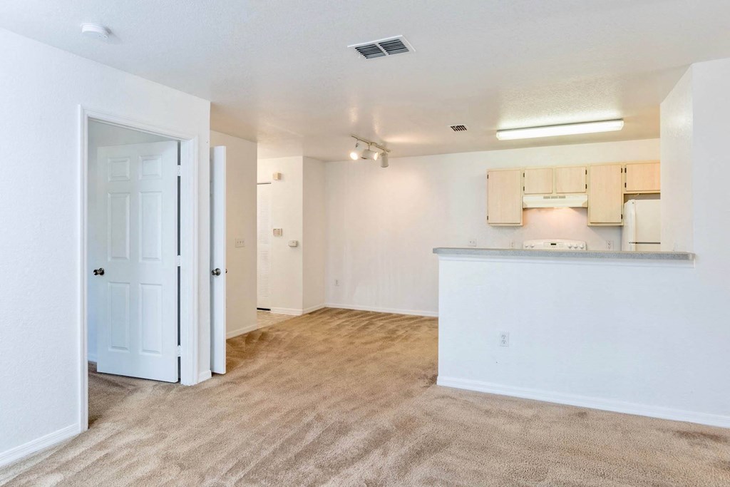 River Trace_Empty Living Room and Kitchen