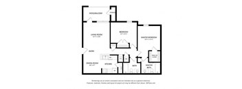 Riverstation_2 Bedroom Floor Plan