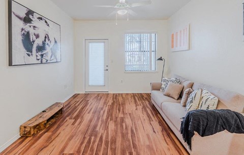 Dominium-Riverstation-New Model Living Room at Riverstation, Dallas, TX