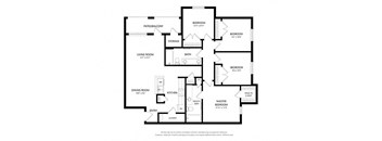Riverstation_4 Bedroom Floor Plan at Riverstation, Dallas Texas