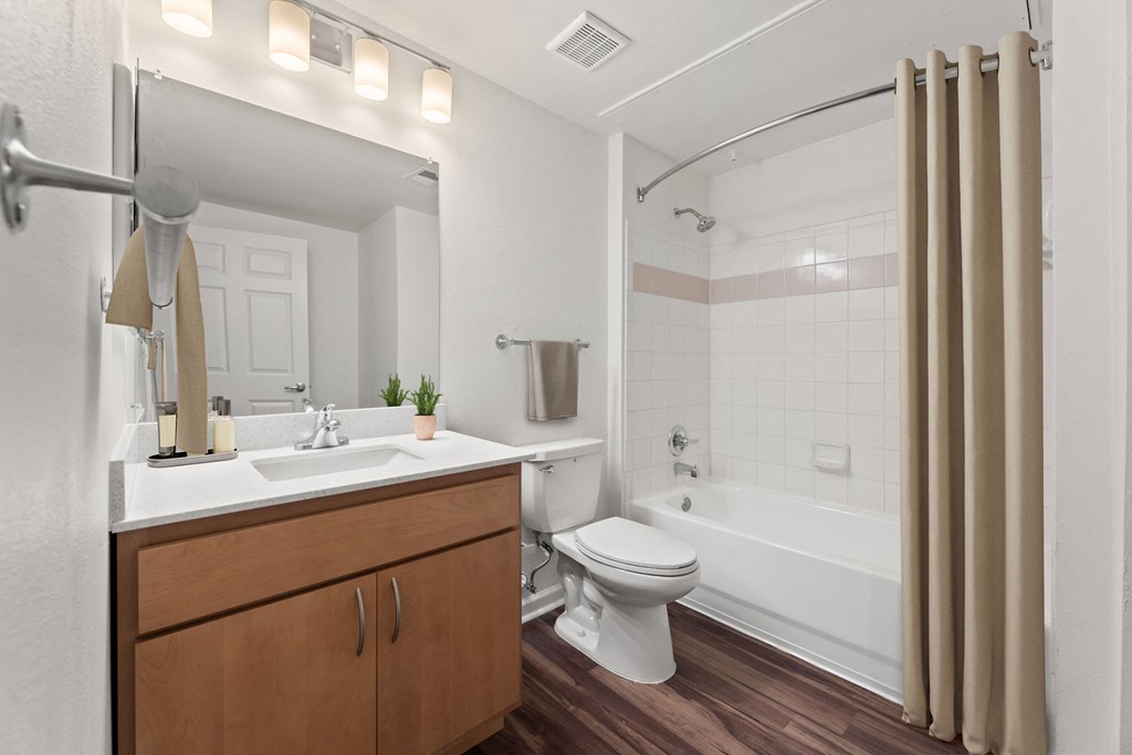 Bath at Sandy Creek Apartments, Bryan