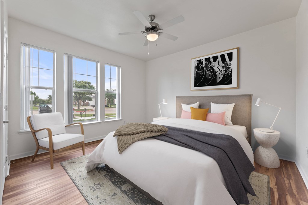 Bedroom Bedroom at Sandy Creek Apartments, Texas, 77807