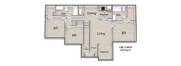 Sawyer Estates_3 Bedroom Floor Plan