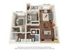 Dominium_Scharbauer Flats_2 Bedroom Floor Plan_D1