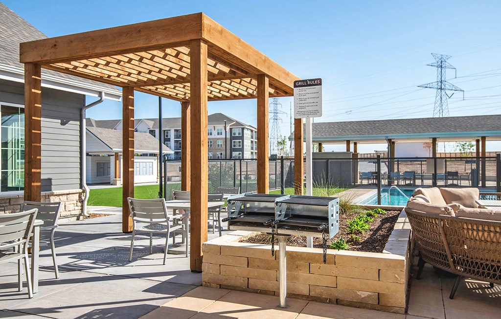 Grilling Area at Scharbauer Flats, Texas