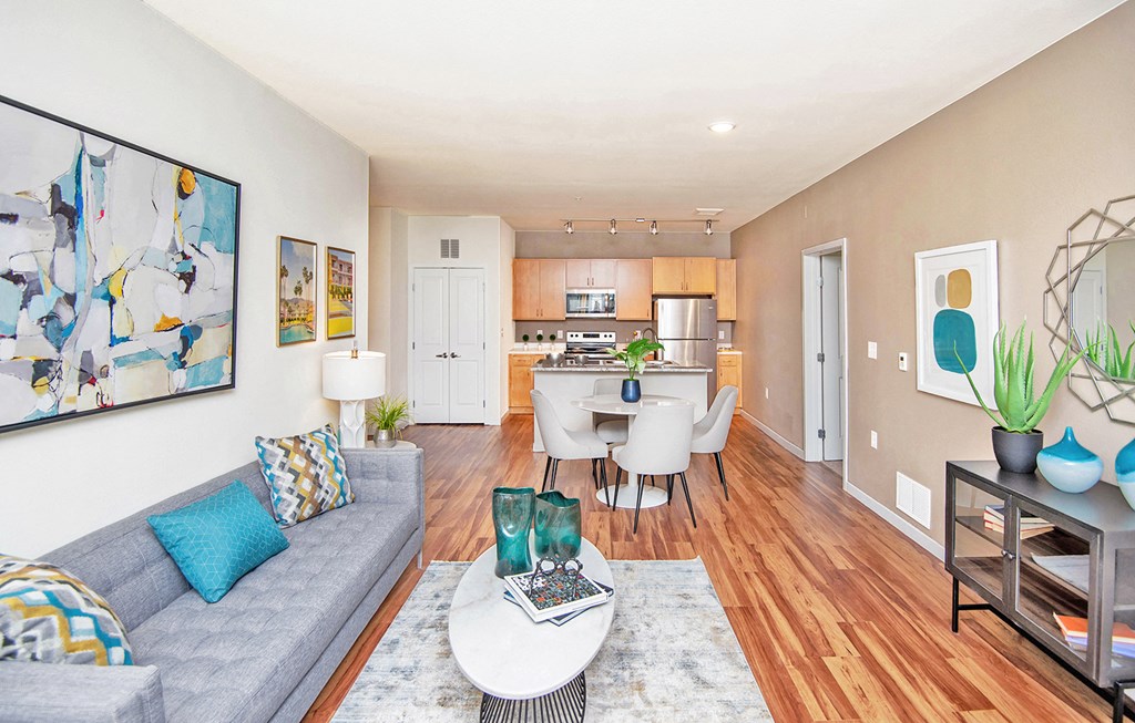 Wood Floor Dining Room at Scharbauer Flats, Midland, 79705