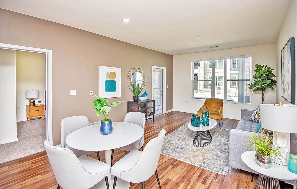 Dining And Living Area at Scharbauer Flats, Midland, TX, 79705
