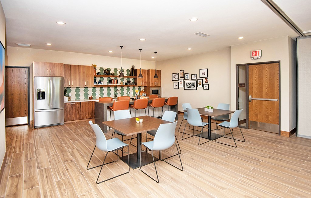 Cafe Lounge at Scharbauer Flats, Midland, Texas