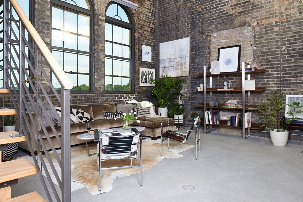 Schmidt Artist Lofts_Model Living Room