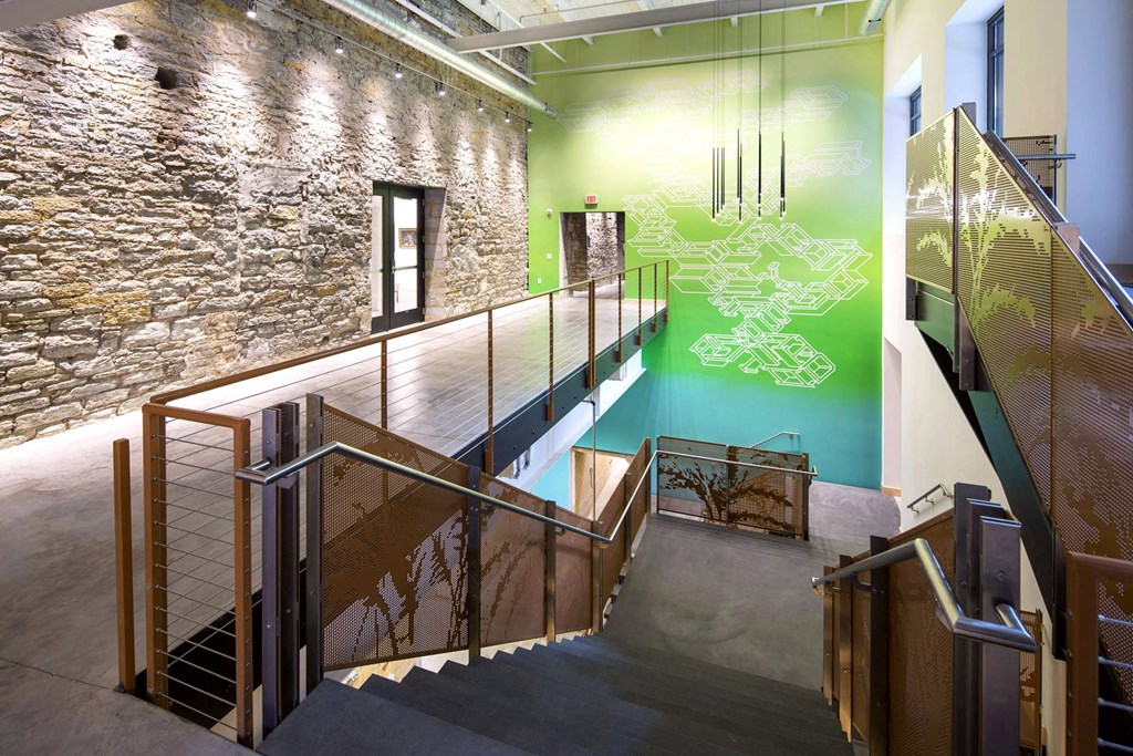 Schmidt Artist Lofts_Lobby Stairs