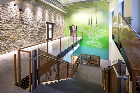 Schmidt Artist Lofts_Lobby Stairs