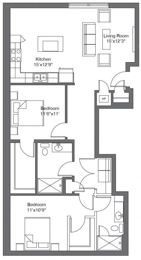 Schmidt Artist Lofts_Floor Plan