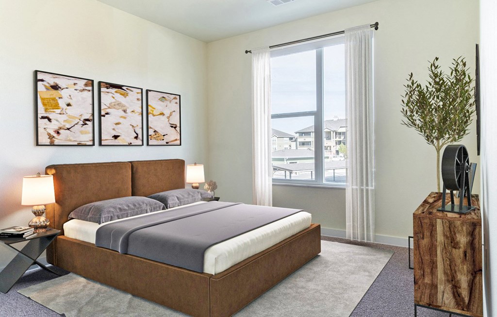 Dominium-South Range Crossings-Virtually Staged Bedroom