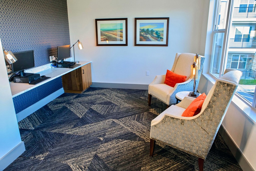 Business Center at The Legends of Spring Lake Park 55+ Living, Spring Lake Park, MN