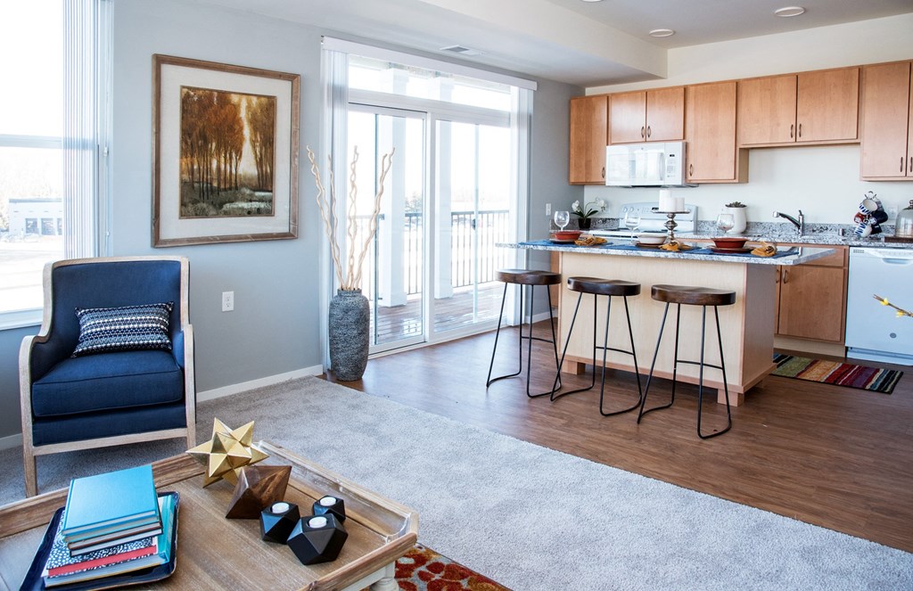 Kitchen at The Legends of Spring Lake Park 55+ Living, Spring Lake Park, MN 55432