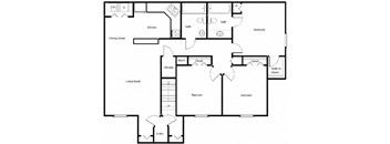 St. Cloud Village_3 Bedroom Floor Plan
