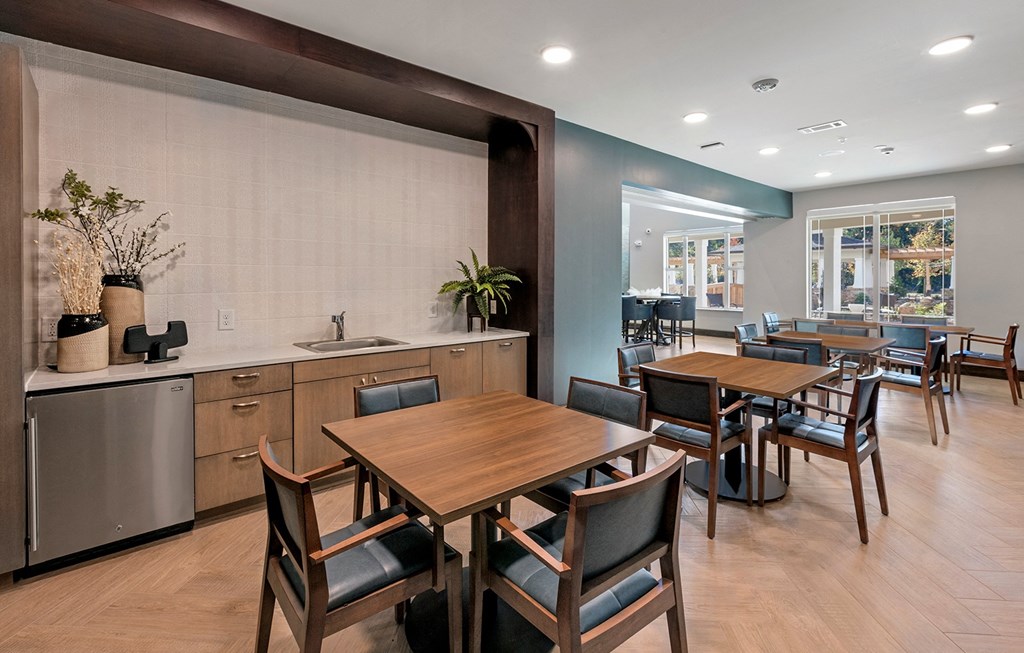 Cards and Crafts Room at Stonepointe 55+ Apartments, Lithonia, GA, 30058