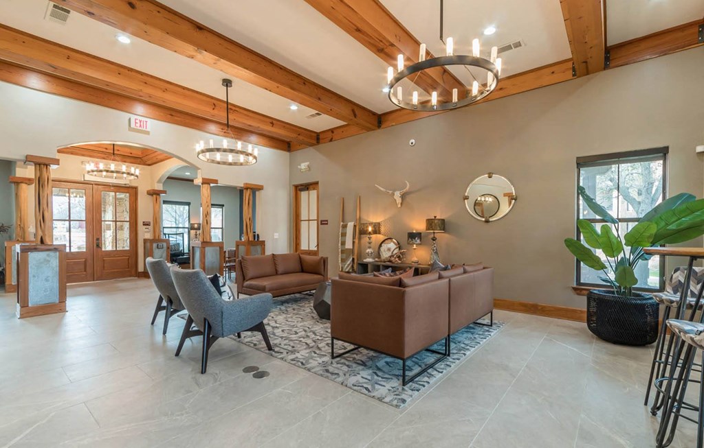 Clubhouse Interior at Stoneridge Apartments, Pflugerville, TX