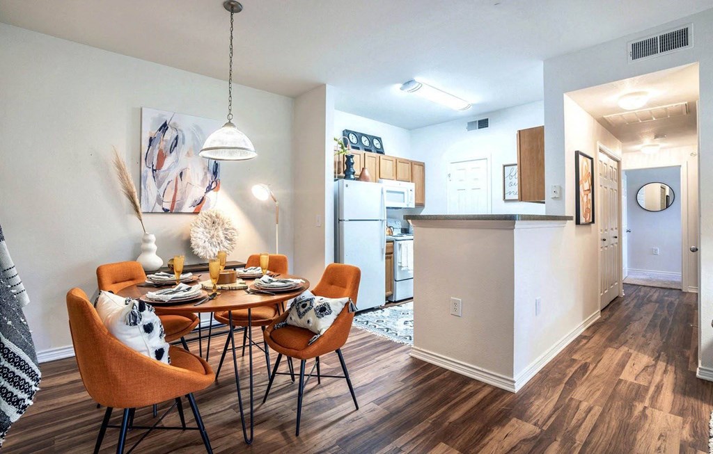 Dining And Kitchen at Stoneridge Apartments, Pflugerville, TX 78660