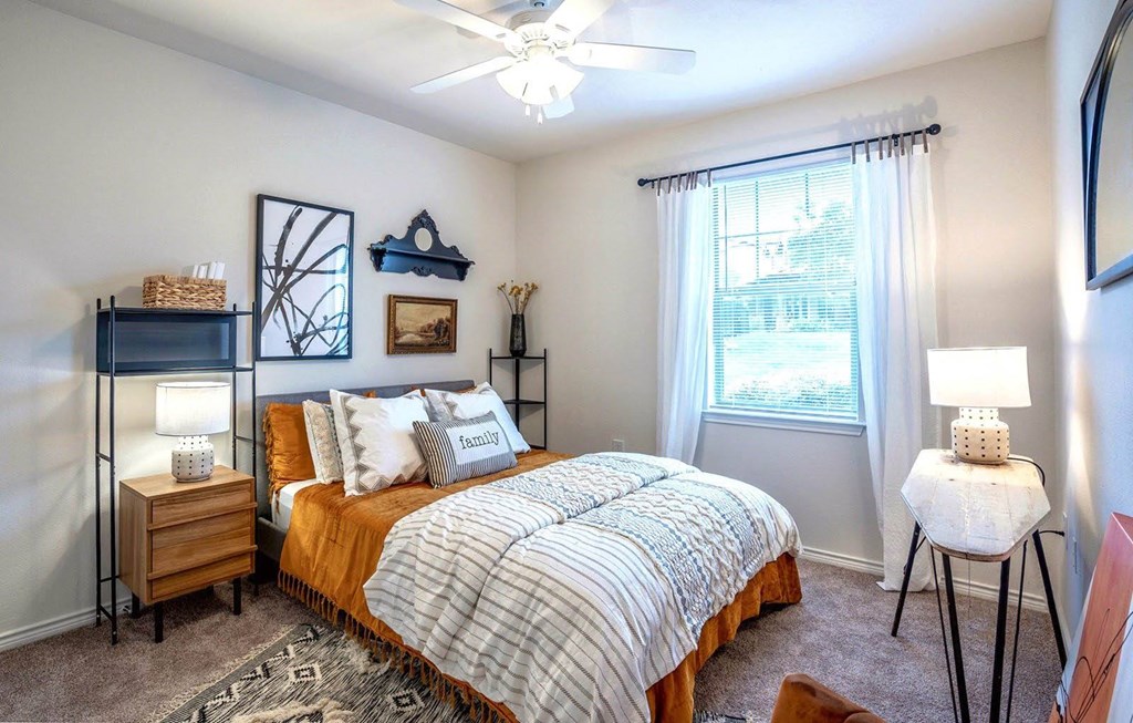 Bedroom Interior at Stoneridge Apartments, Texas, 78660