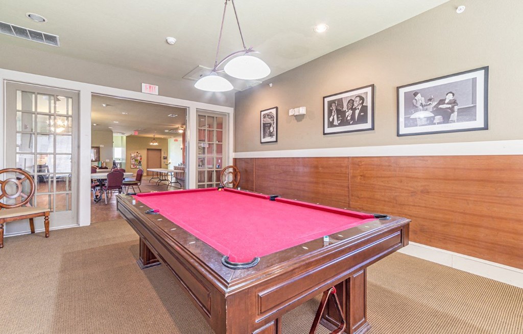 Dominium_The Cesera 55+ Apartments_Billiards Table_Garland, TX