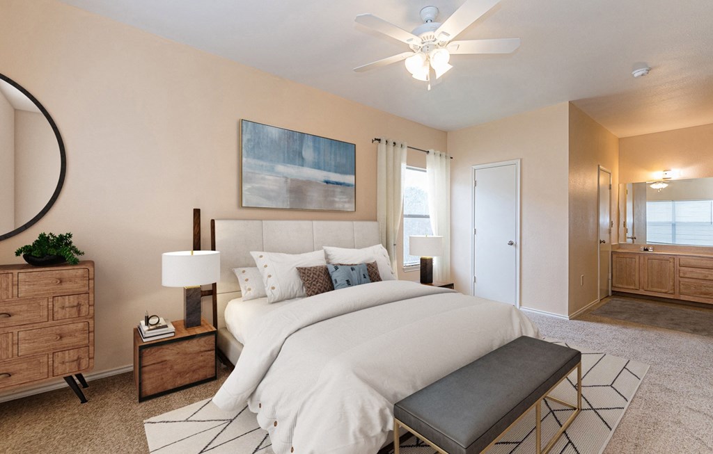 Dominium-The Springs-Bedroom Dominium-The Springs-Bedroom at The Springs, Pasadena, TX 78620