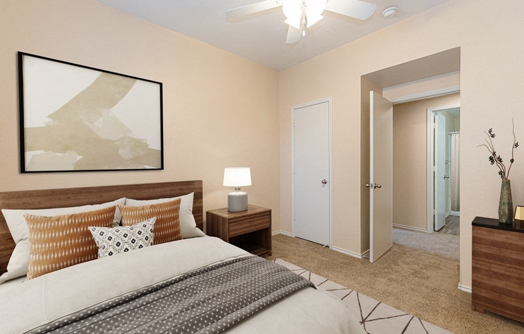 Dominium-The Springs-Bedroom at The Springs, Texas, 78620