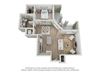 Reef at Riviera_1 Bedroom Floor Plan_1C