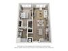 Reef at Riviera_1 Bedroom Floor Plan_1B