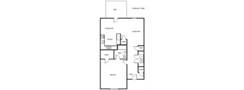 1 Bedroom Floor Plan