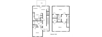3 Bedroom Floor Plan