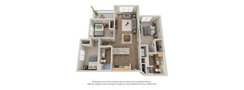 Timbers at Hickory Tree 3 Bedroom Floor Plan