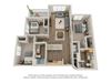 Timbers at Hickory Tree 3 Bedroom Floor Plan