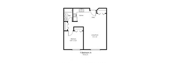 Tralee Terrace_1 Bedroom Floor Plan