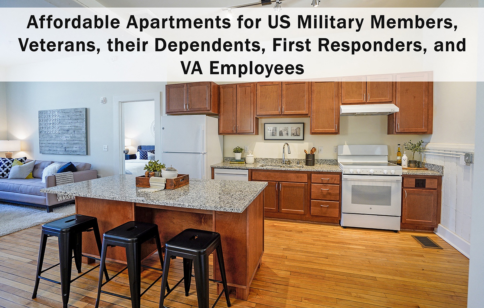 Dominium-Upper Post Flats-Model Kitchen