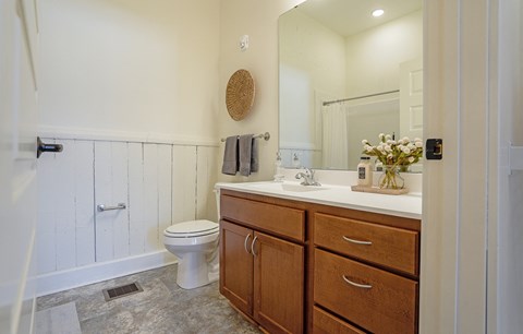 Bathroom With Bathtub at Upper Post Flats, Fort Snelling, MN