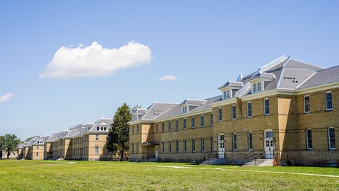 Lush Green Landscapeat Upper Post Flats, Fort Snelling, MN 55111