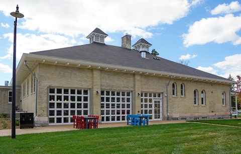 Building Exterior at Upper Post Flats, Fort Snelling