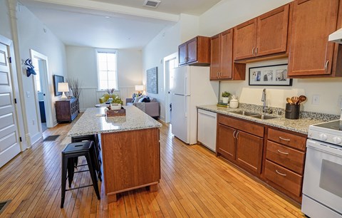 Model Apt Overview 1 at Upper Post Flats, Fort Snelling